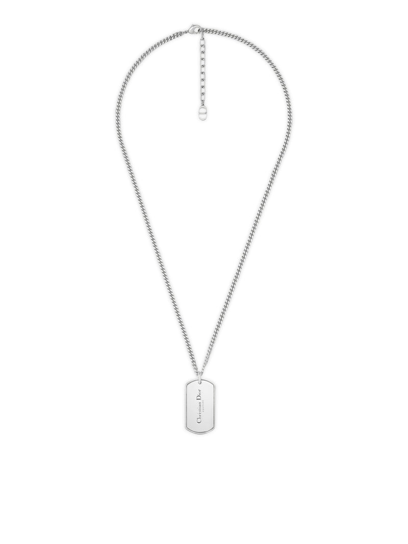 NECKLACE WITH CD COUTURE PLATE PENDANT