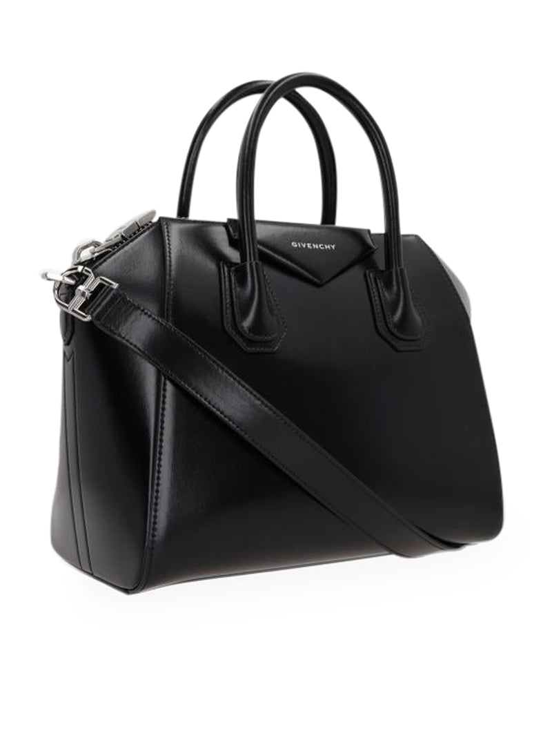 SMALL ANTIGONA HANDBAG IN BOX LEATHER