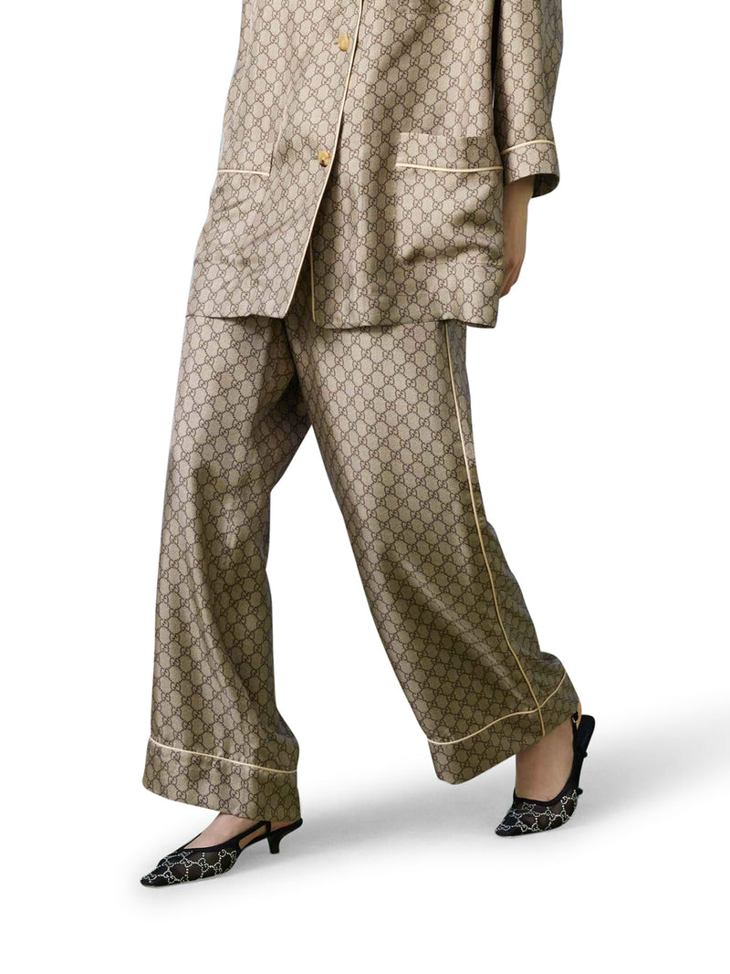 GG SUPREME SILK TROUSERS