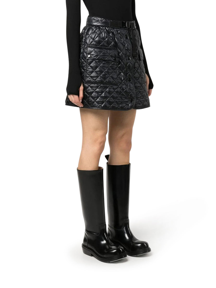 Moncler Quilted Jersey Mini Skirt - ShopStyle