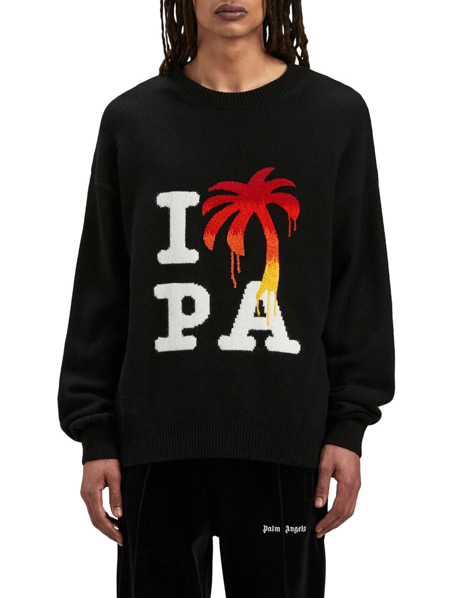 I LOVE PA SWEATER BLACK RED – Suit Negozi Row
