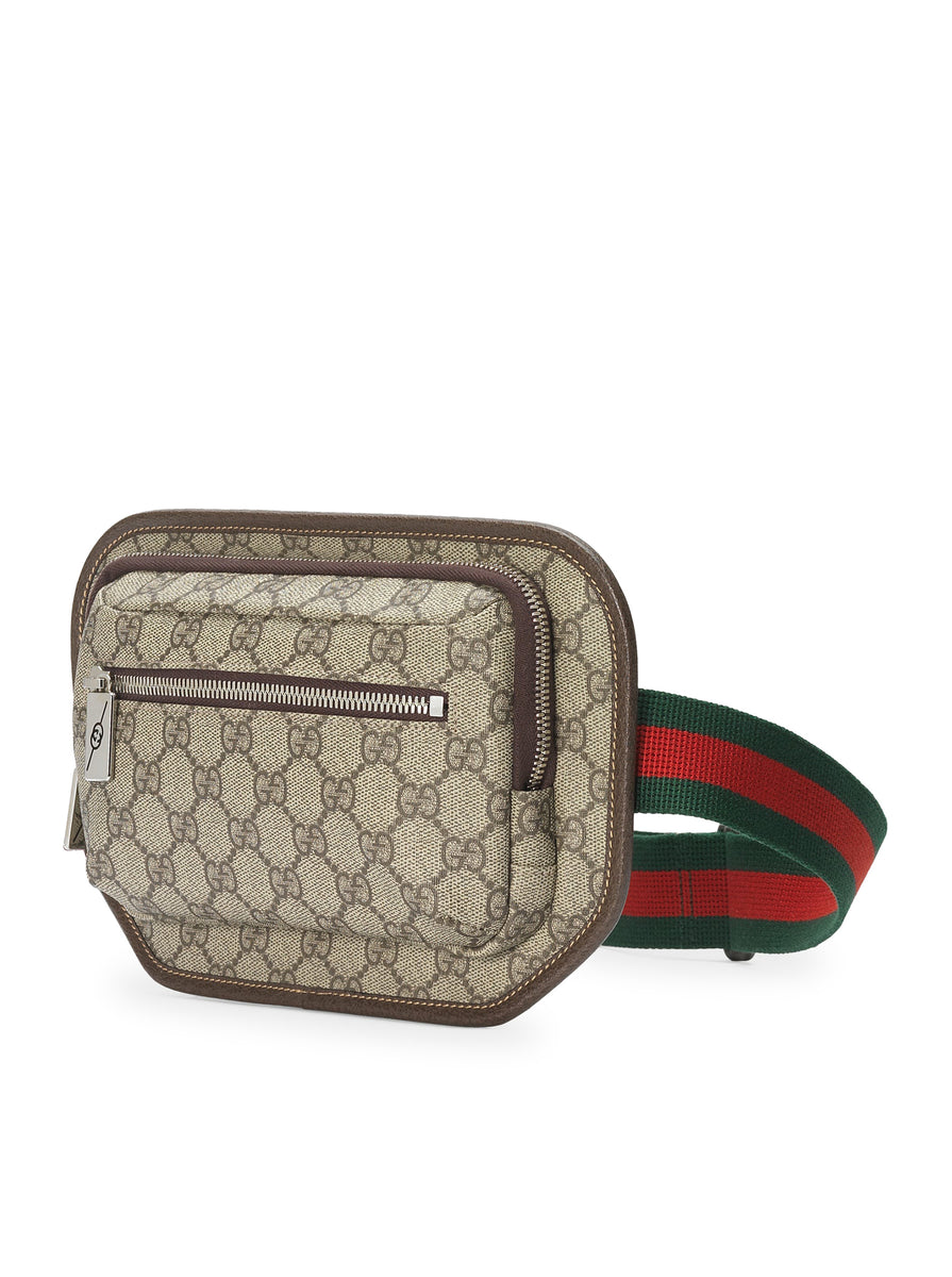 Gucci Courrier Gg Supreme Belt Bag in Brown for Men