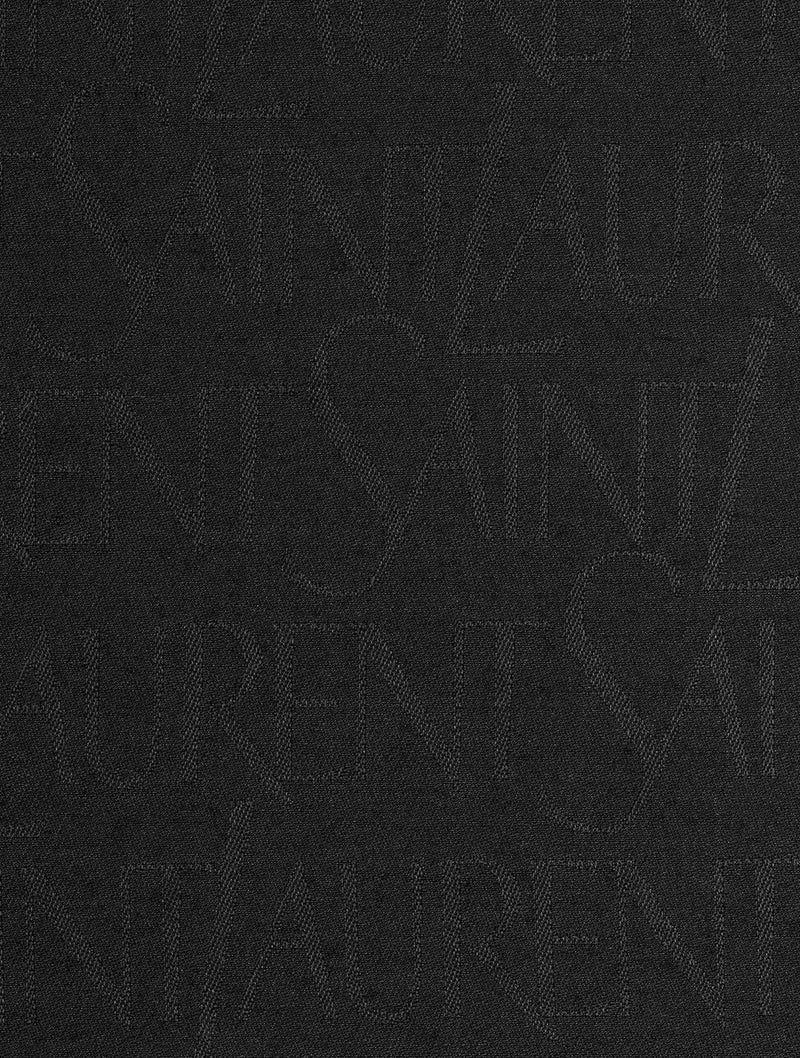 WOOL & SILK JACQUARD LARGE MONOGRAM SQUARE SCARF