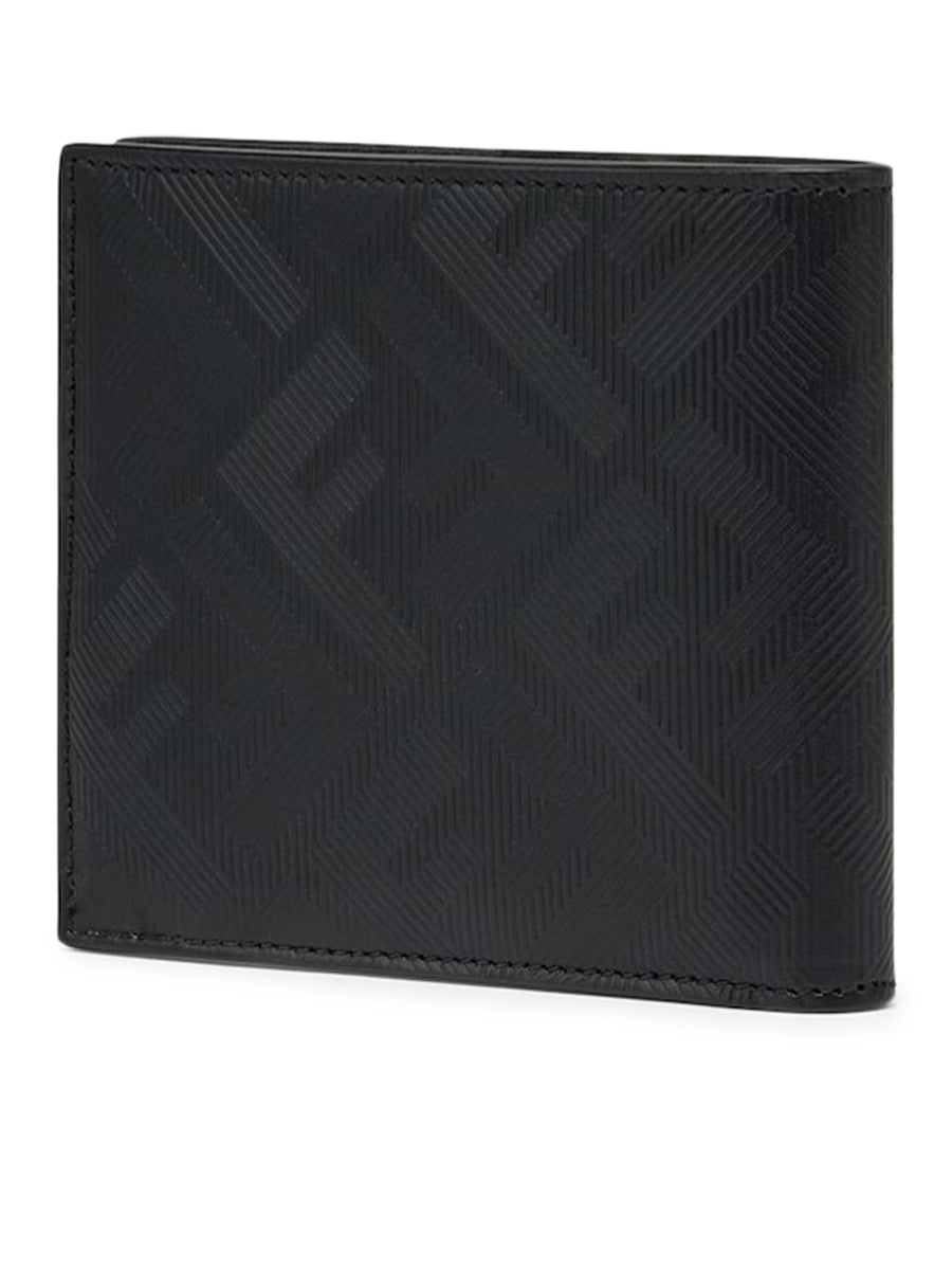 Fendi - Logo-Embossed Leather Billfold Wallet - Black Fendi