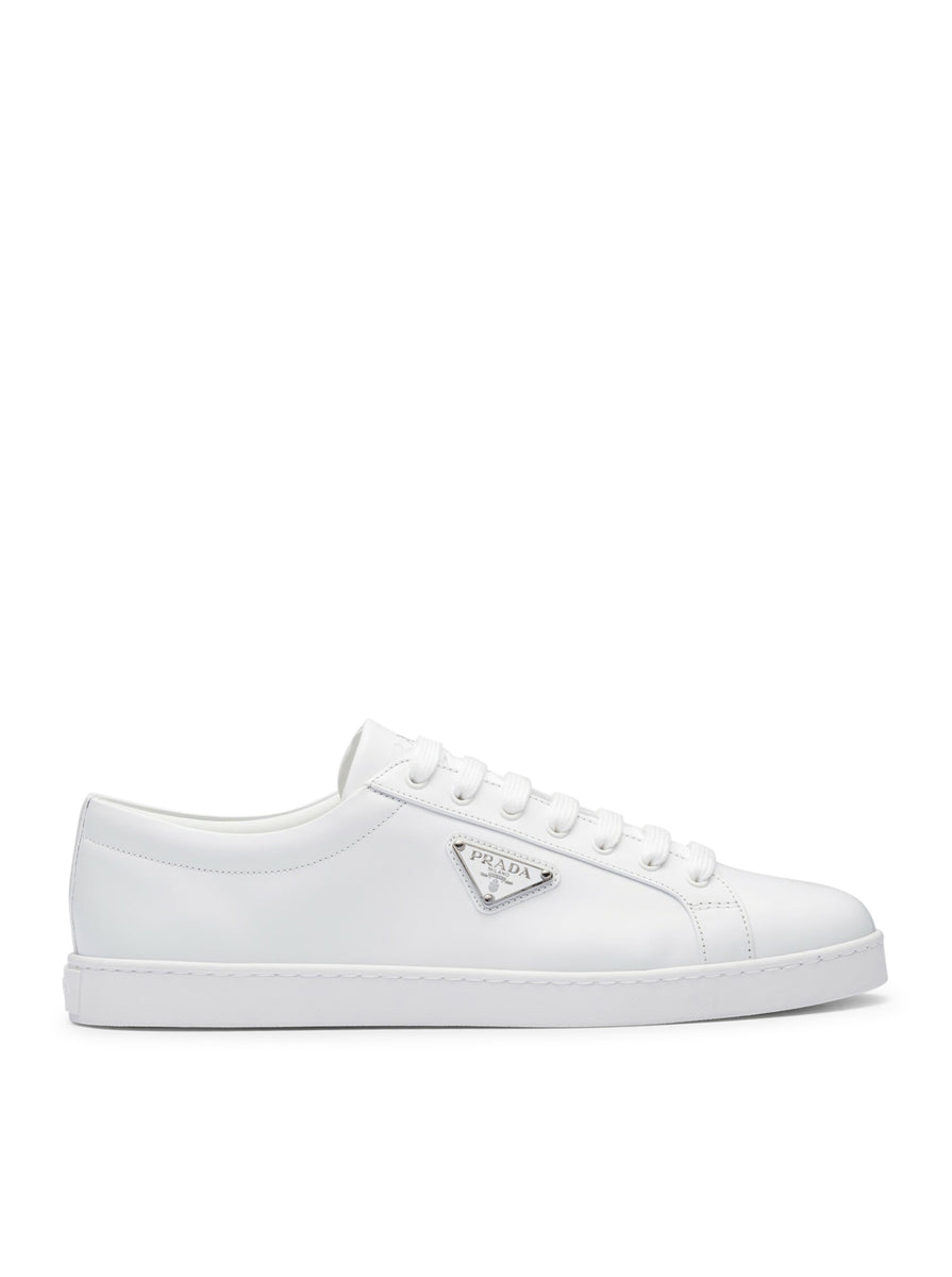 Ladies white hotsell prada trainers