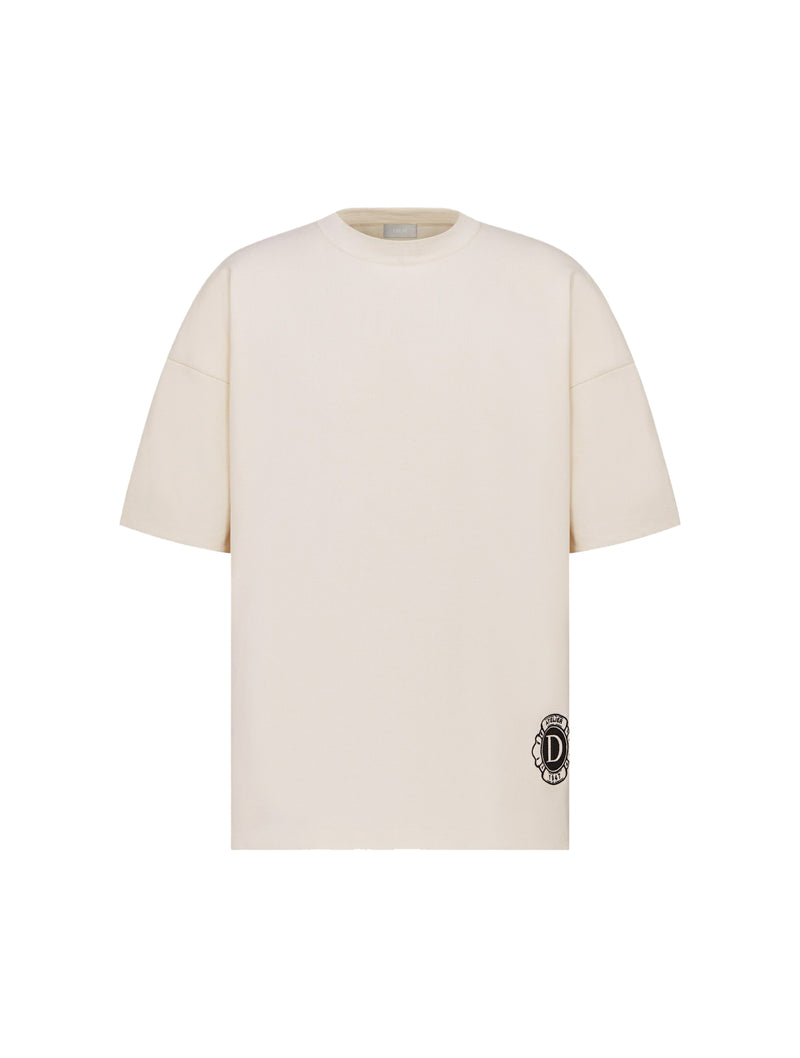 T-shirts Ecru cotton and silk jersey