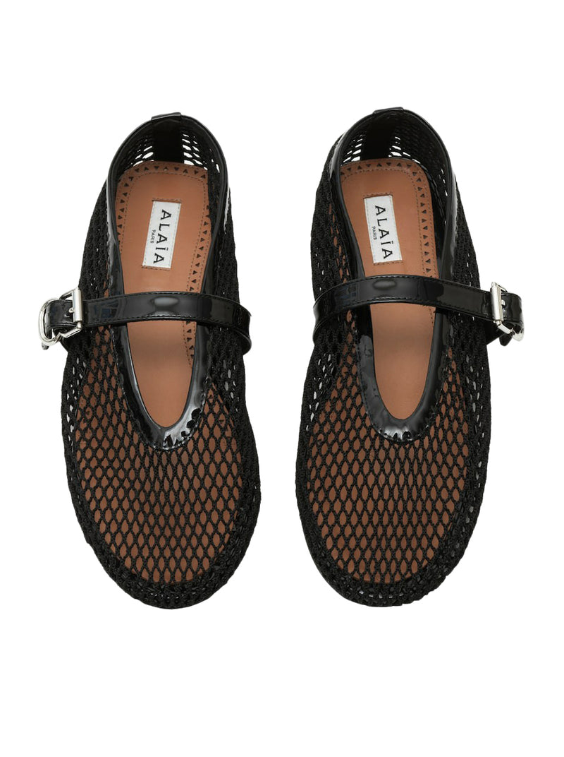 FLAT MESH BALLERINAS
