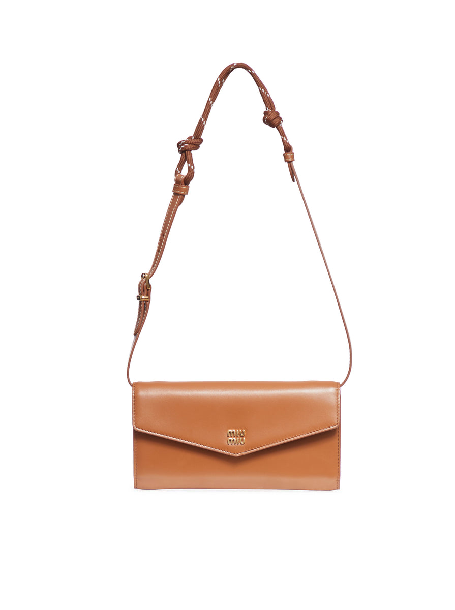 Wallet with leather and rope shoulder strap – Suit Negozi Row