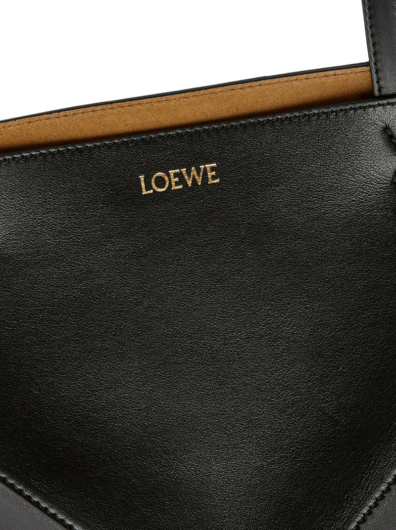 PUZZLE FOLD TOTE BAG IN POLISHED CALFSKIN