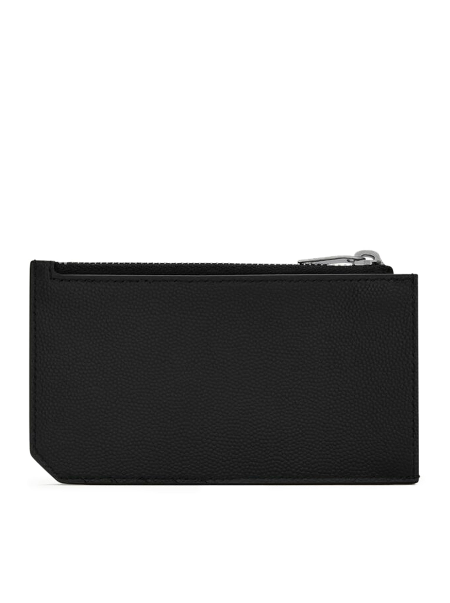 SAINT LAURENT PARIS FRAGMENTS CARD HOLDER WITH ZIP