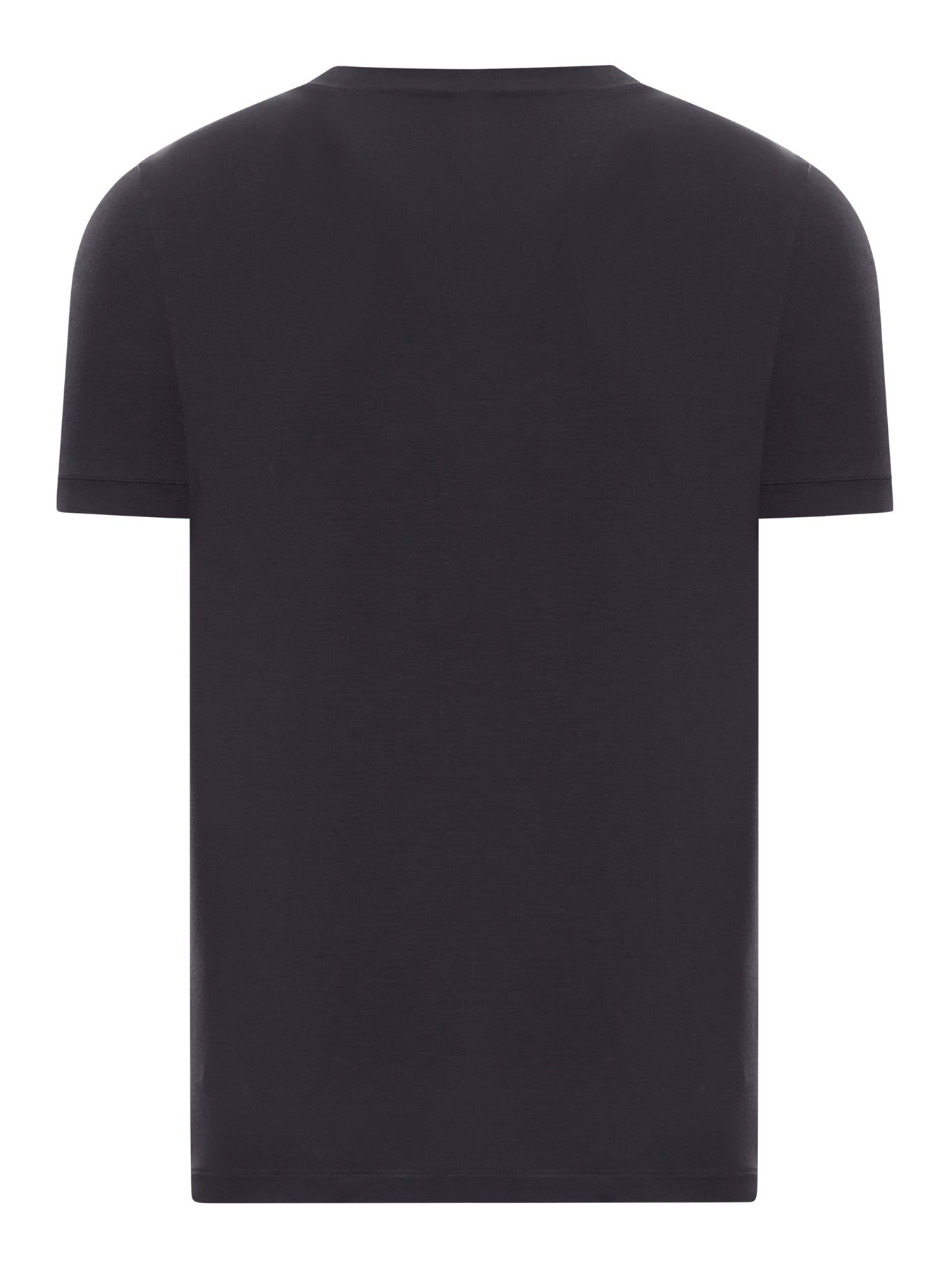 CREWNECK SHORT SLEEVED SWEATER IN STRETCH VISCOSE JERSEY