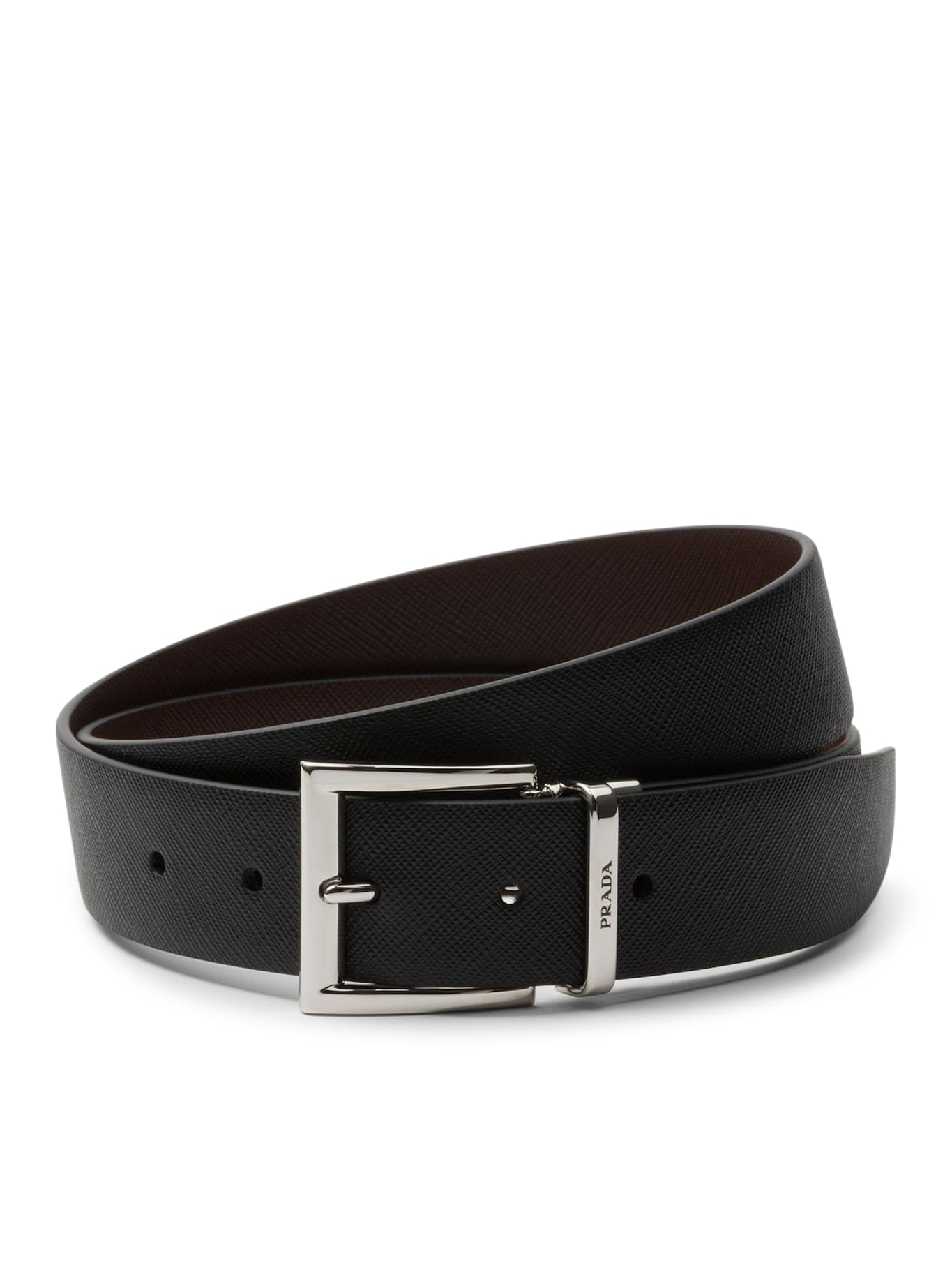 REVERSIBLE SAFFIANO LEATHER BELT