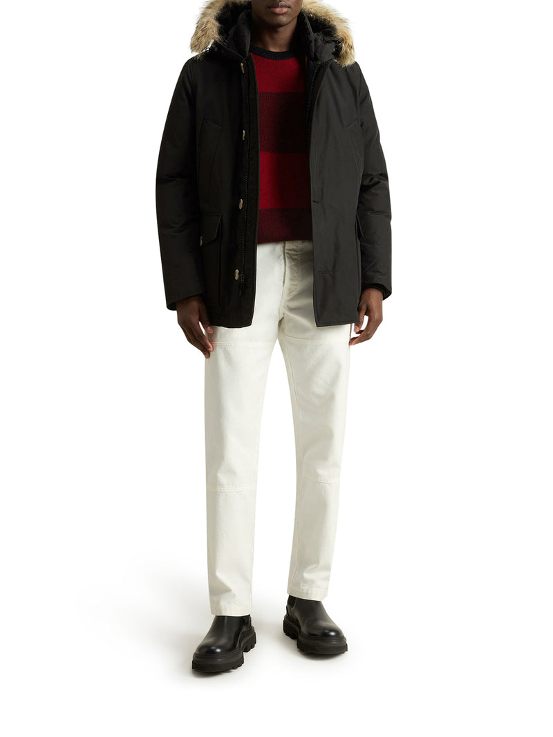 ARCTIC ANORAK IN RAMAR CLOTH WITH REMOVABLE FUR