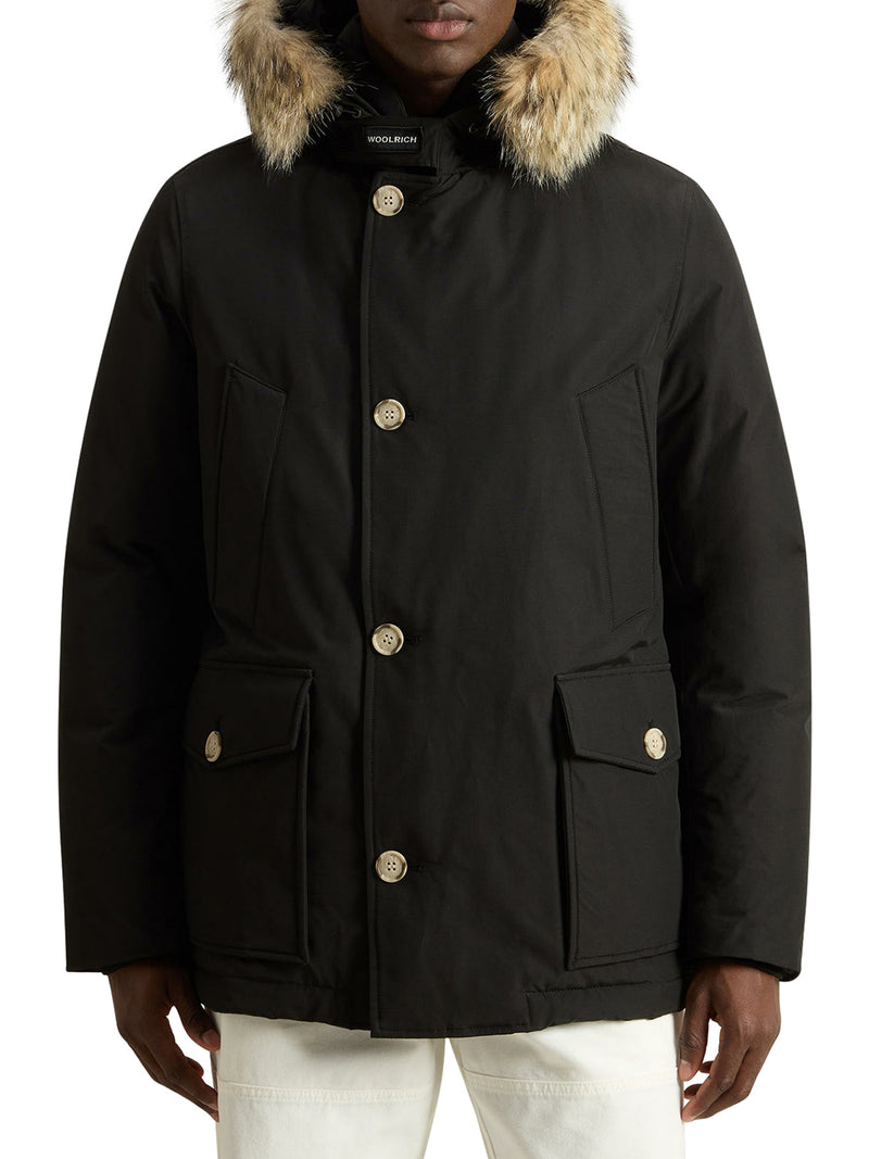 ARCTIC ANORAK IN RAMAR CLOTH WITH REMOVABLE FUR