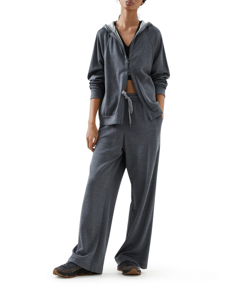 WIDE LEG TROUSERS WITH DRAWSTRING