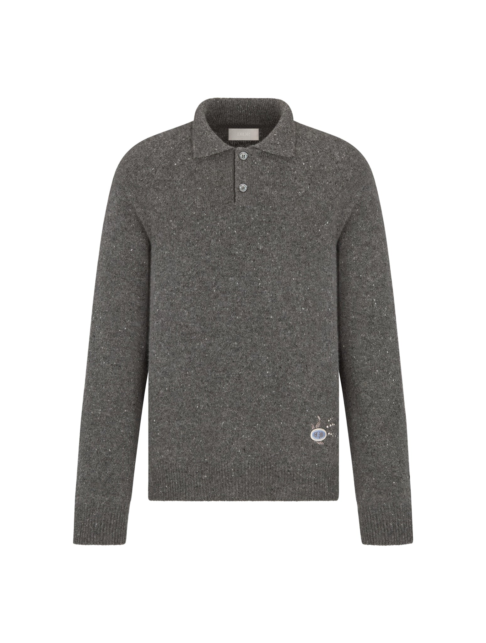 OVERSIZE LONG SLEEVE POLO SHIRT