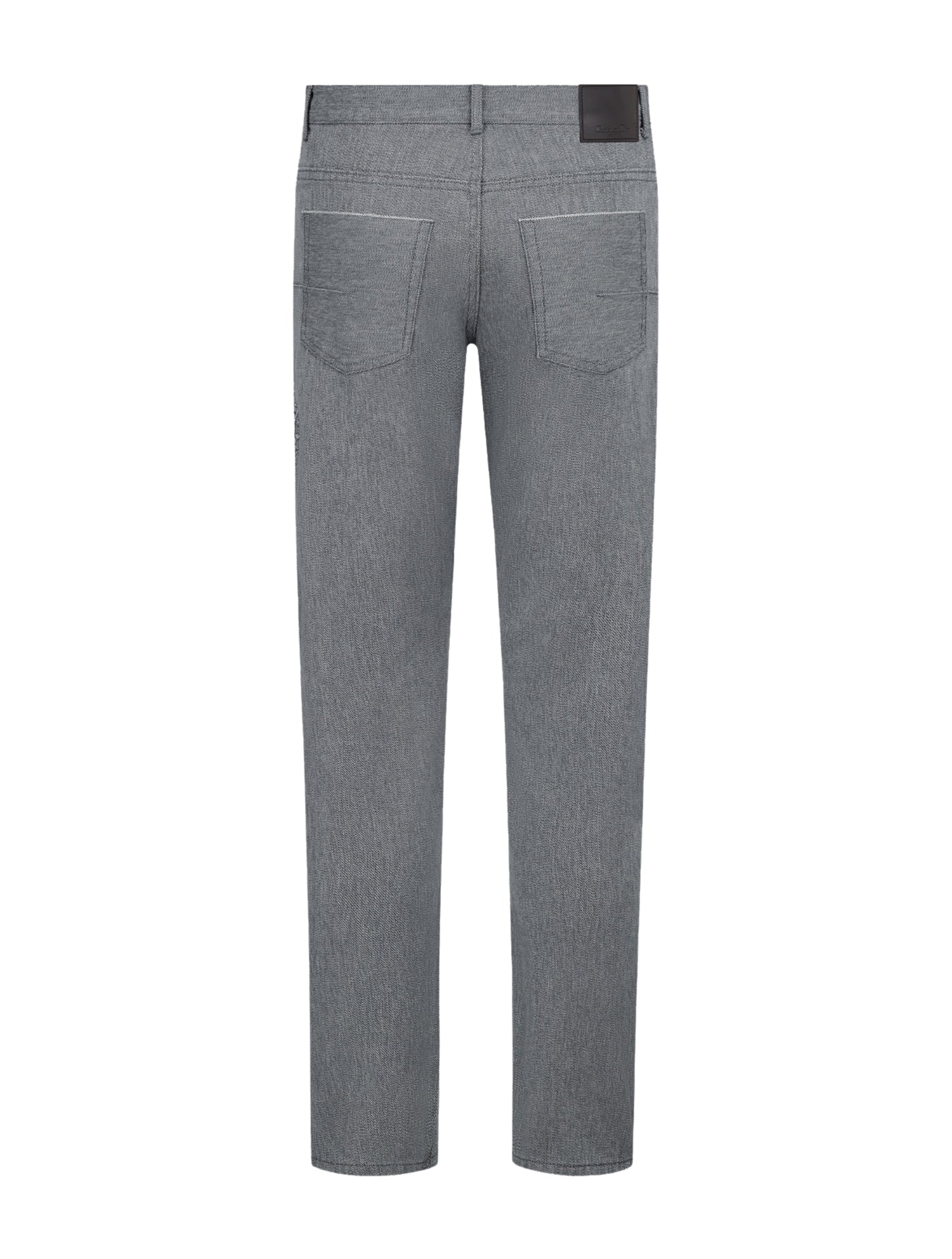 Gray cotton denim