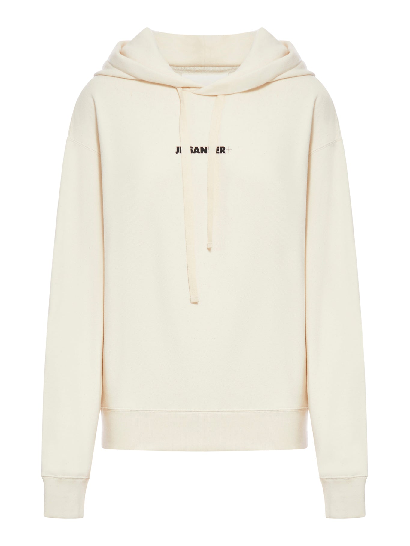 logo-print drawstring hoodie