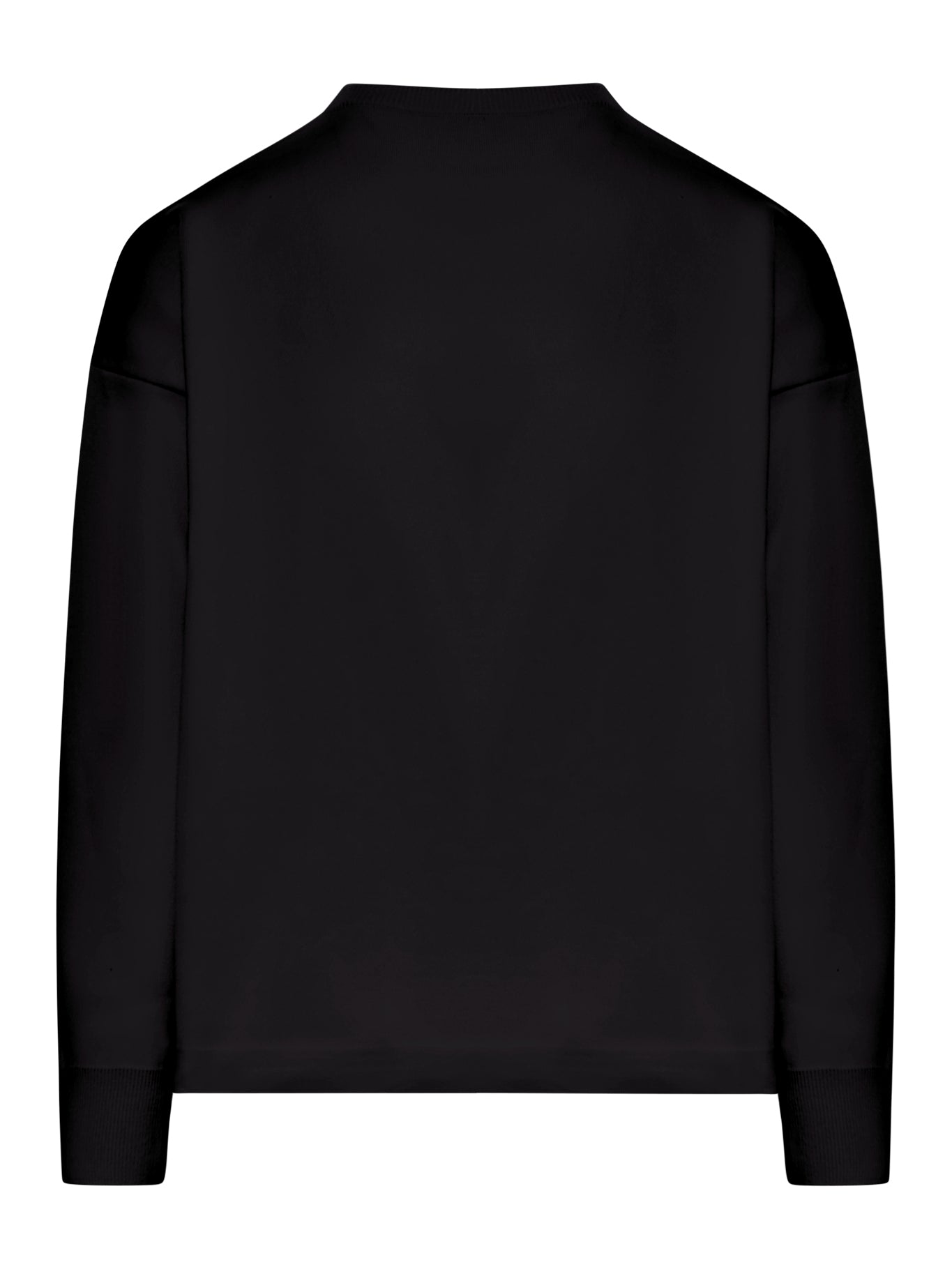 COTTON BLEND SWEATER WITH ANAGRAM