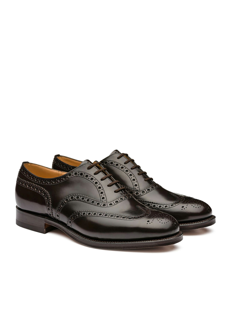 OXFORD BROGUE BURWOOD IN BRUSHED CALFSKIN