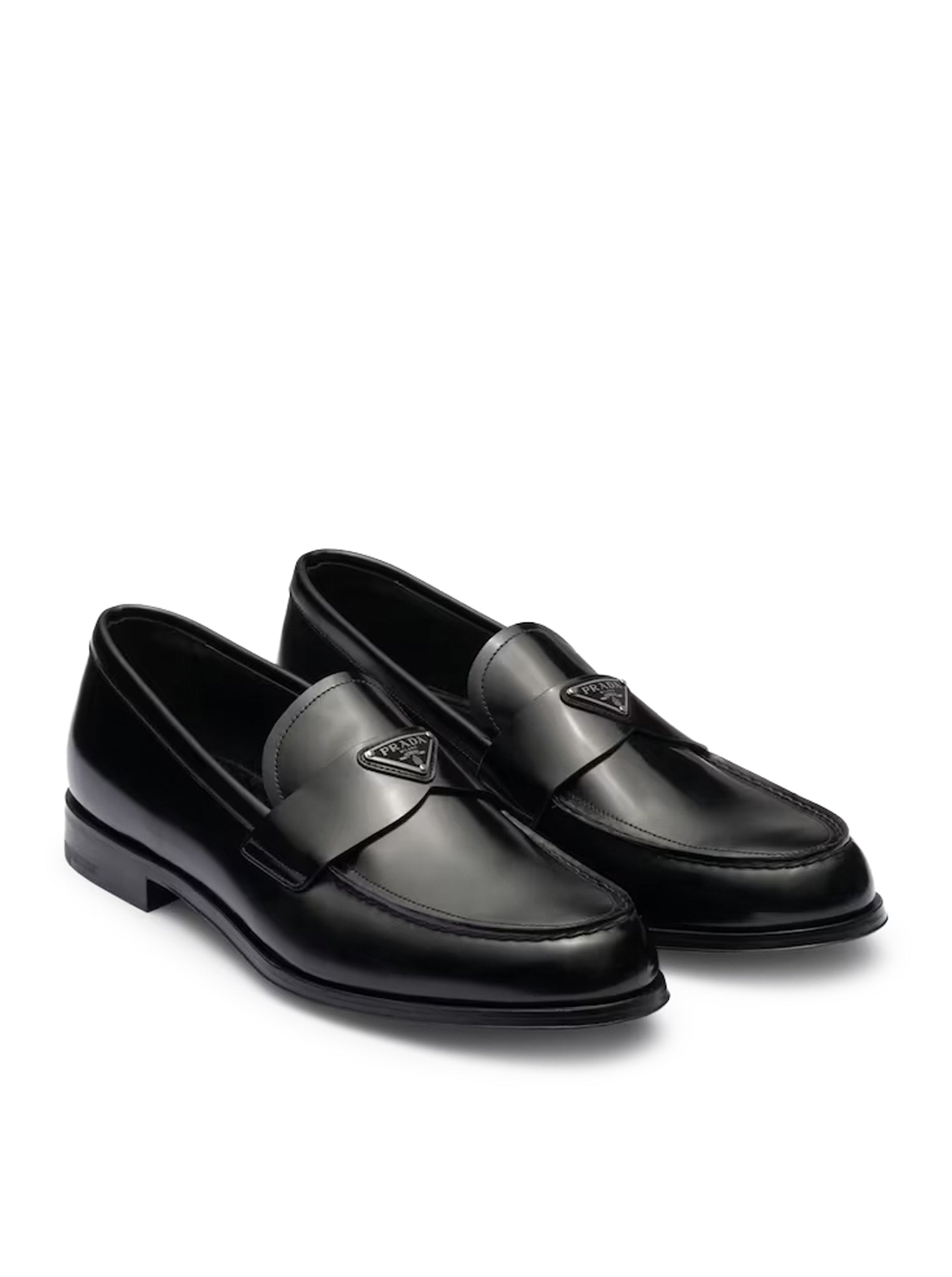 BRUSHED LEATHER LOAFERS