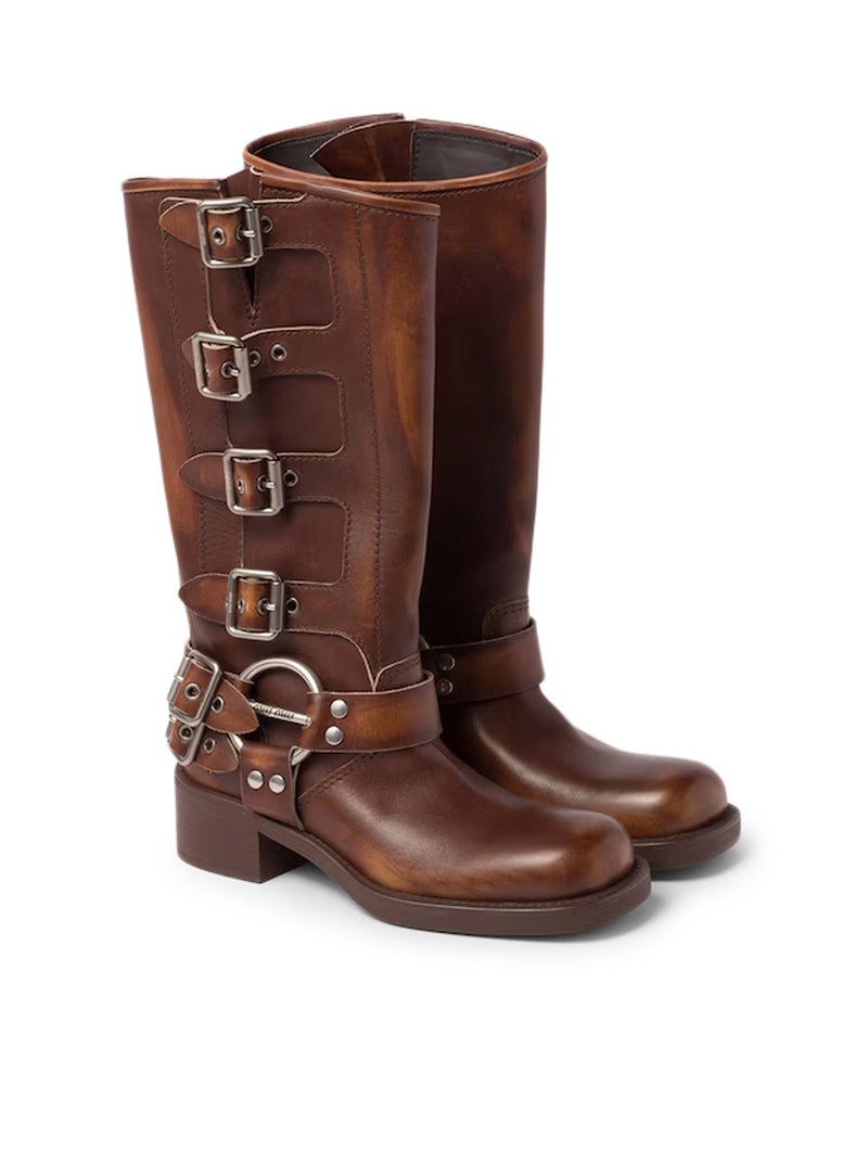 LEATHER BOOTS