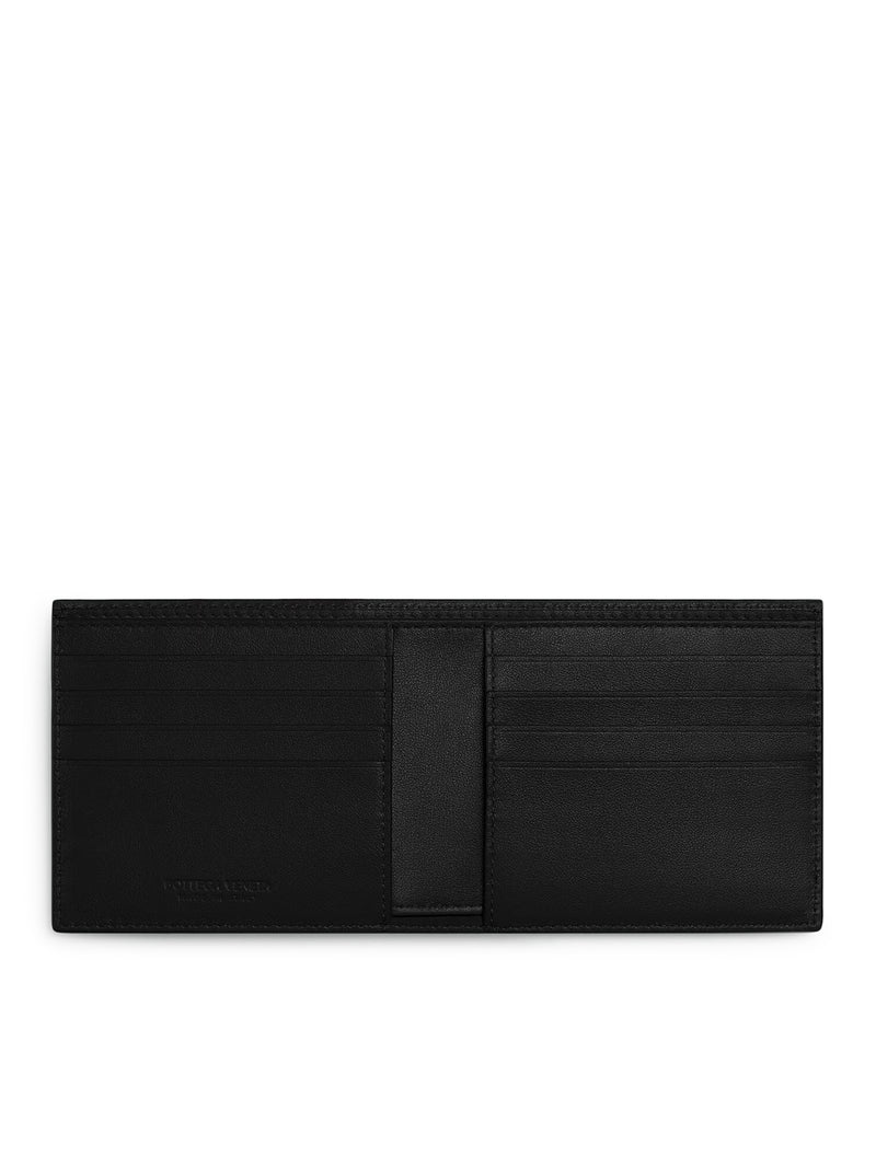 BRAIDED LEATHER BIFOLD WALLET