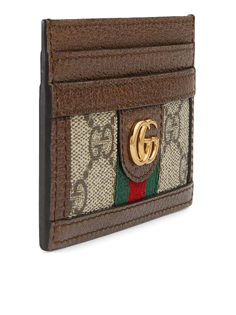 OPHIDIA CARD HOLDER IN GG SUPREME