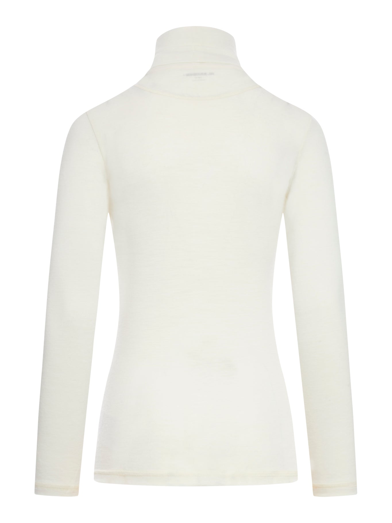 Long sleeve top with funnel neckline