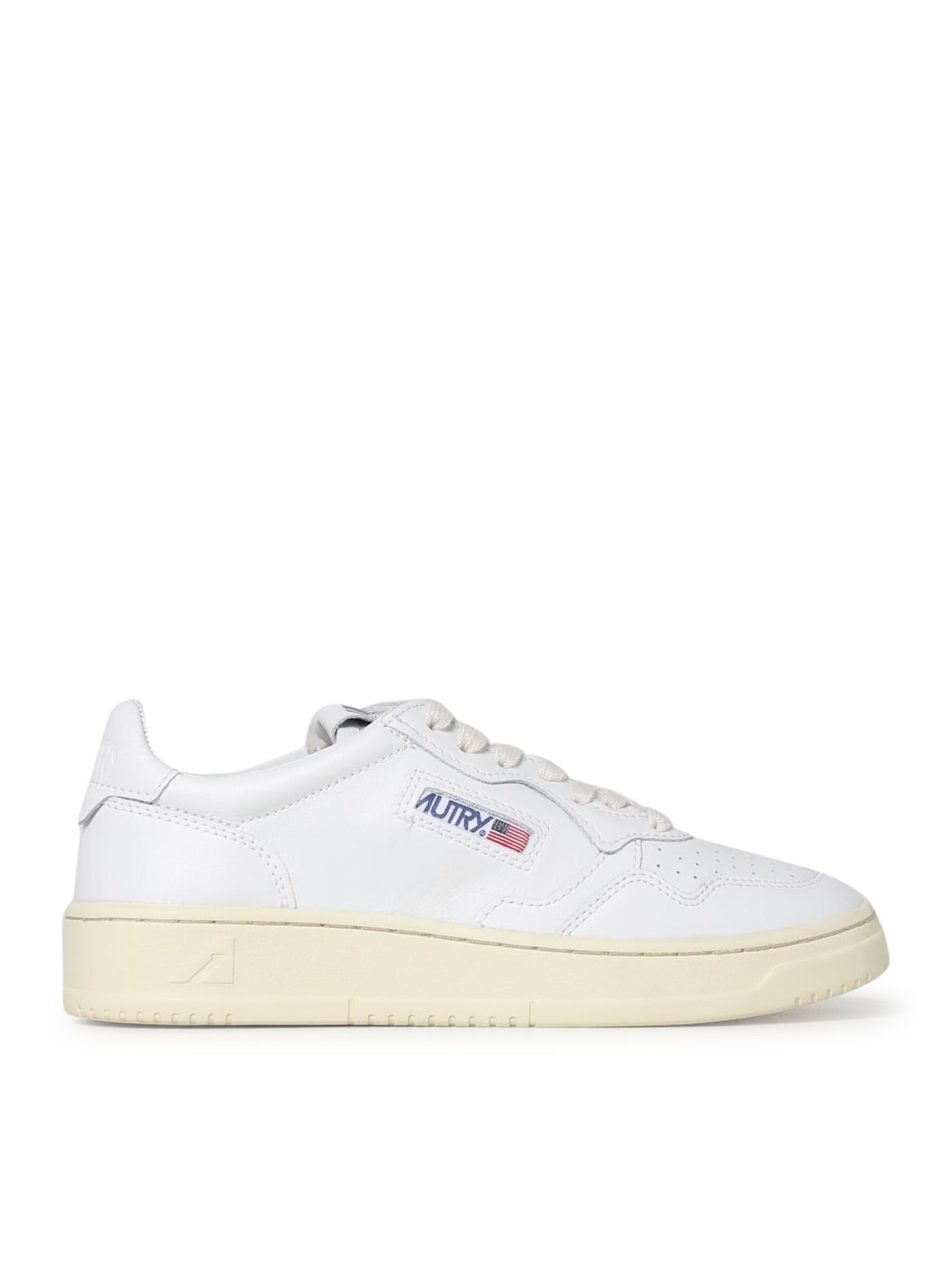 MEDALIST LOW SNEAKERS IN WHITE LEATHER