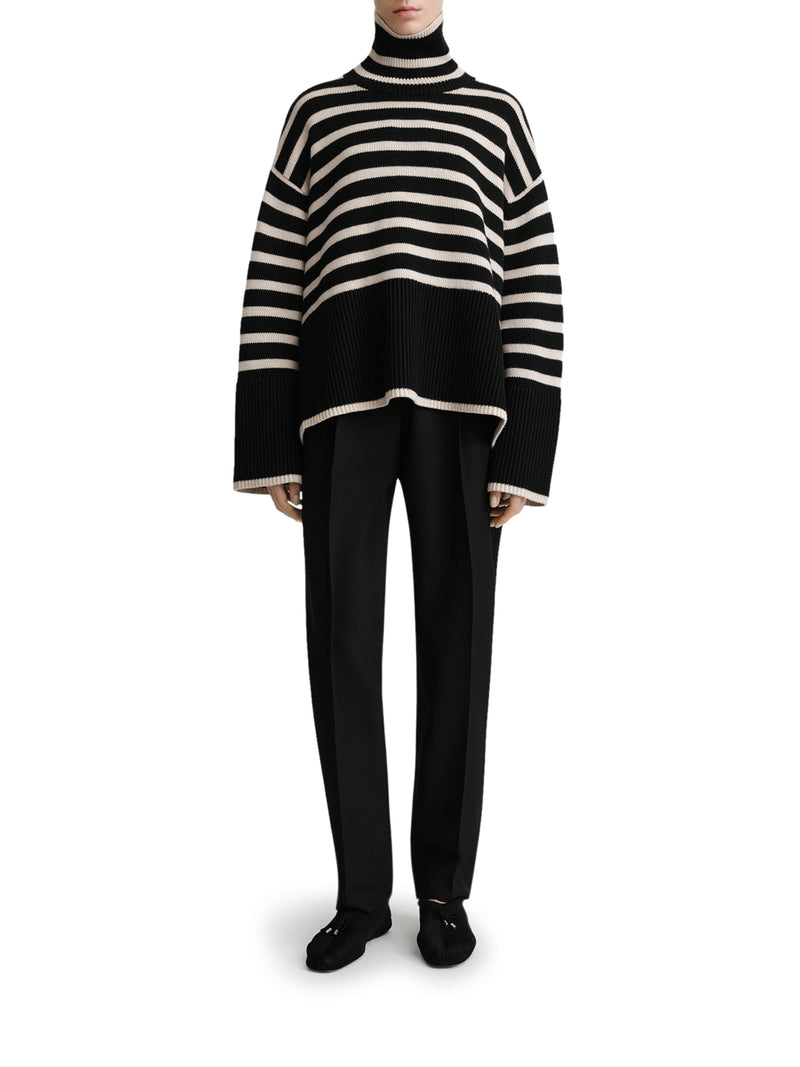 Signature stripe turtleneck