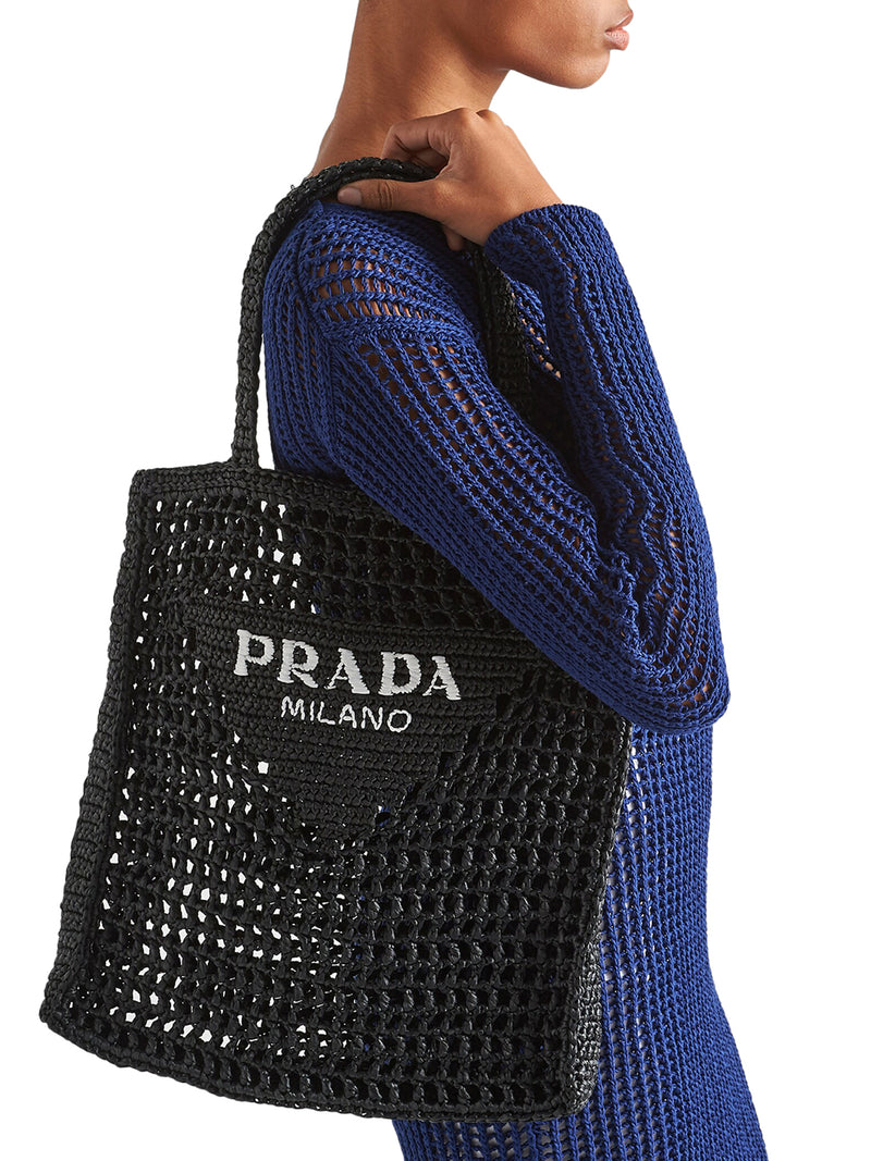 WOVEN FABRIC SHOPPING BAG