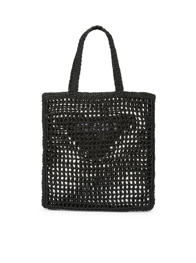 WOVEN FABRIC SHOPPING BAG