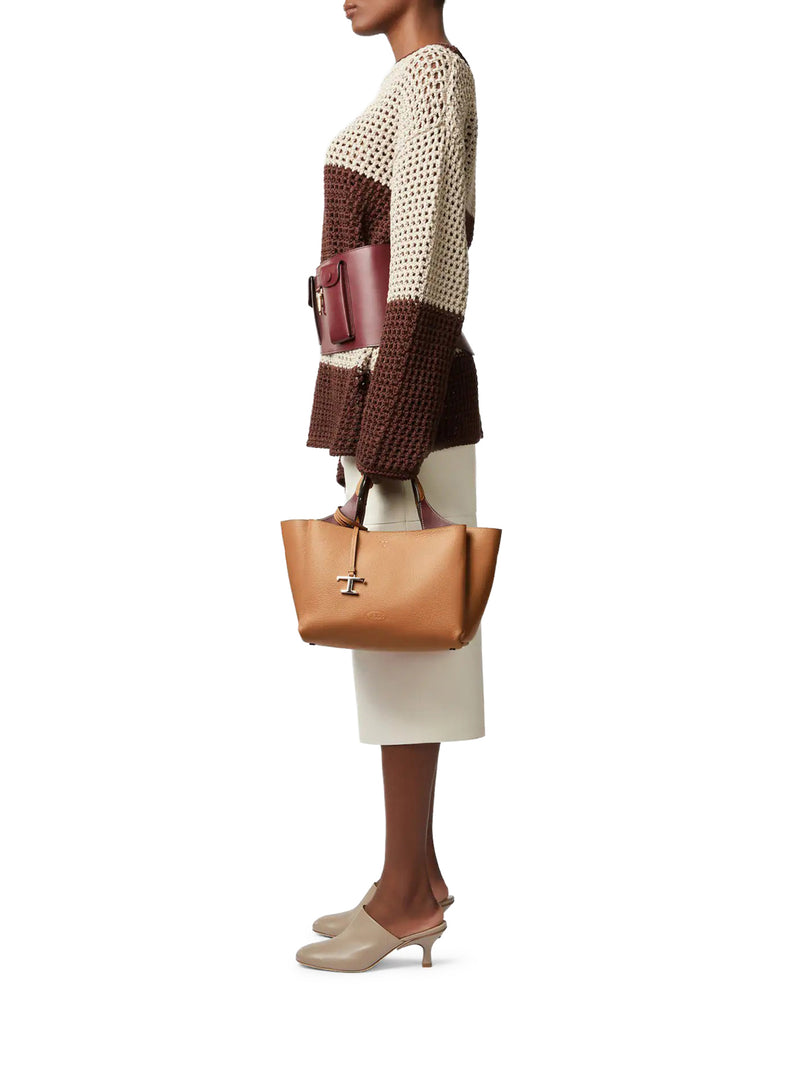 MINI HAND BAG IN HAMMERED LEATHER