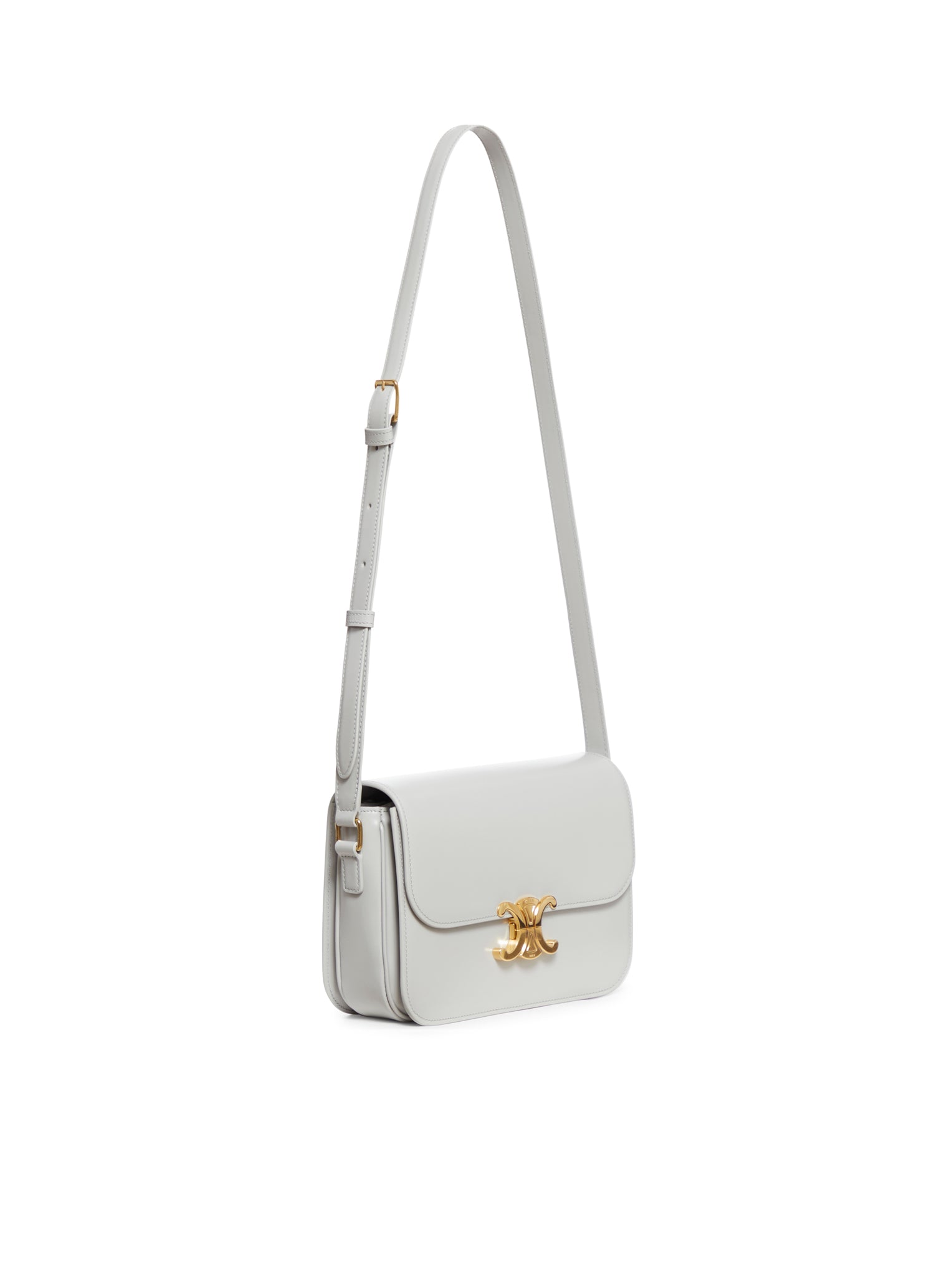 TRIOMPHE CLASSIQUE BAG IN  POLISHED CALF LEATHER