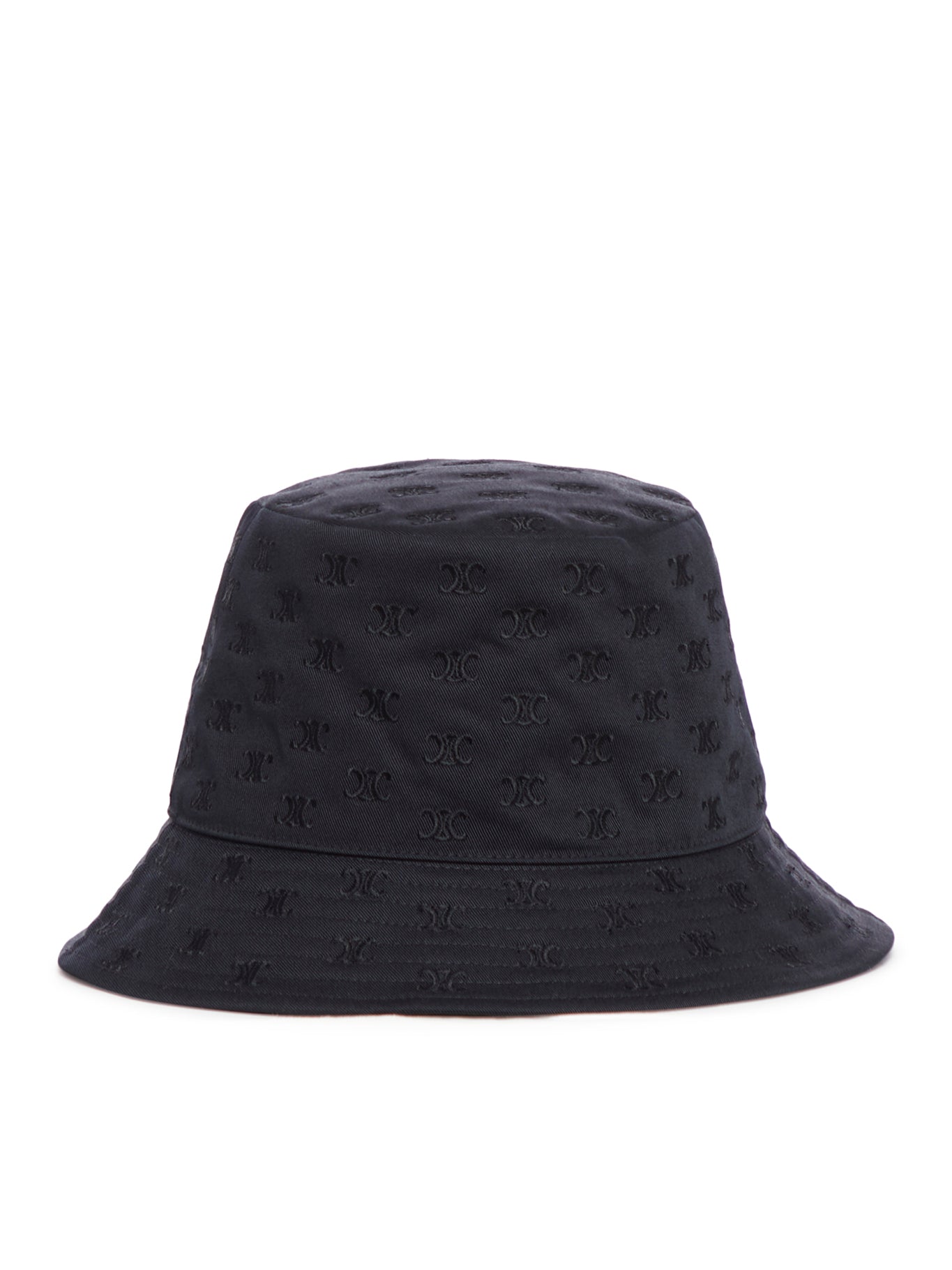 BUCKET HAT WITH ALLOVER LOGO