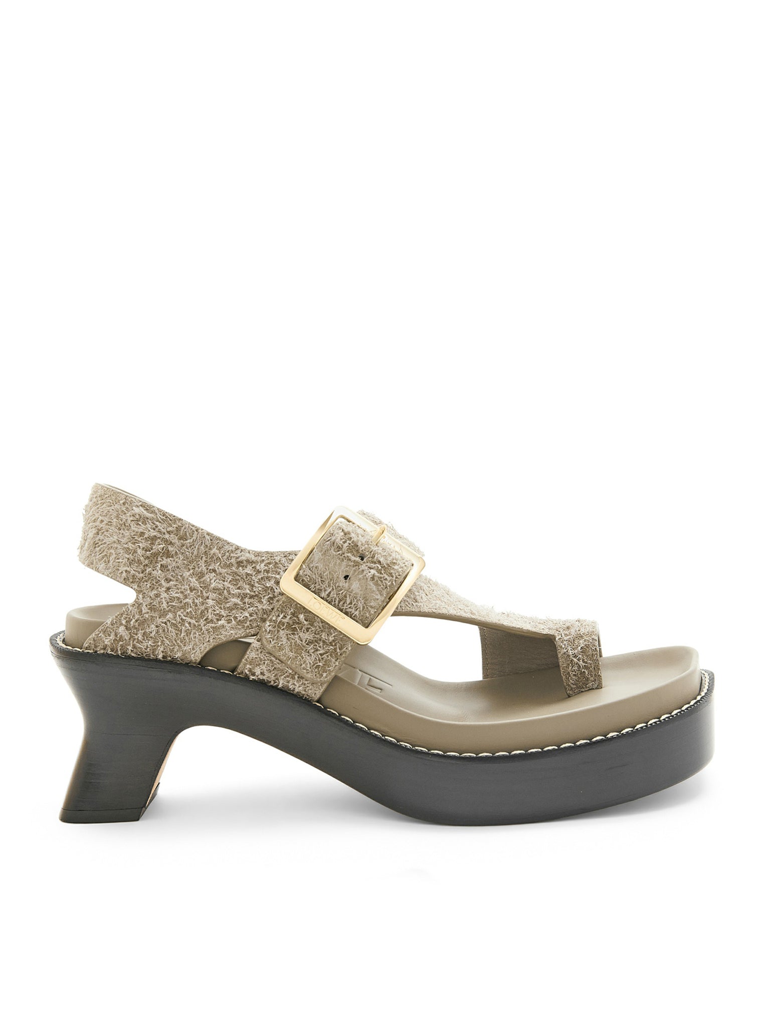 Ease heeled sandals in brushed suede