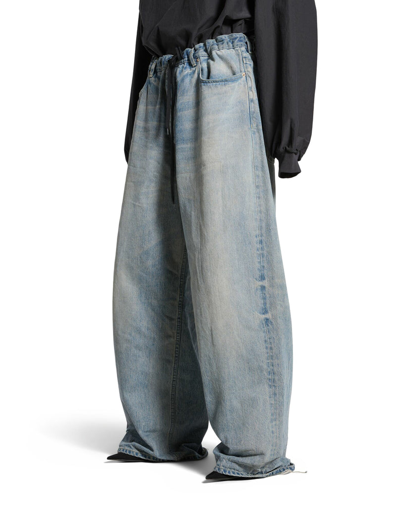 OVERSIZED BAGGY PANTS IN BLUE