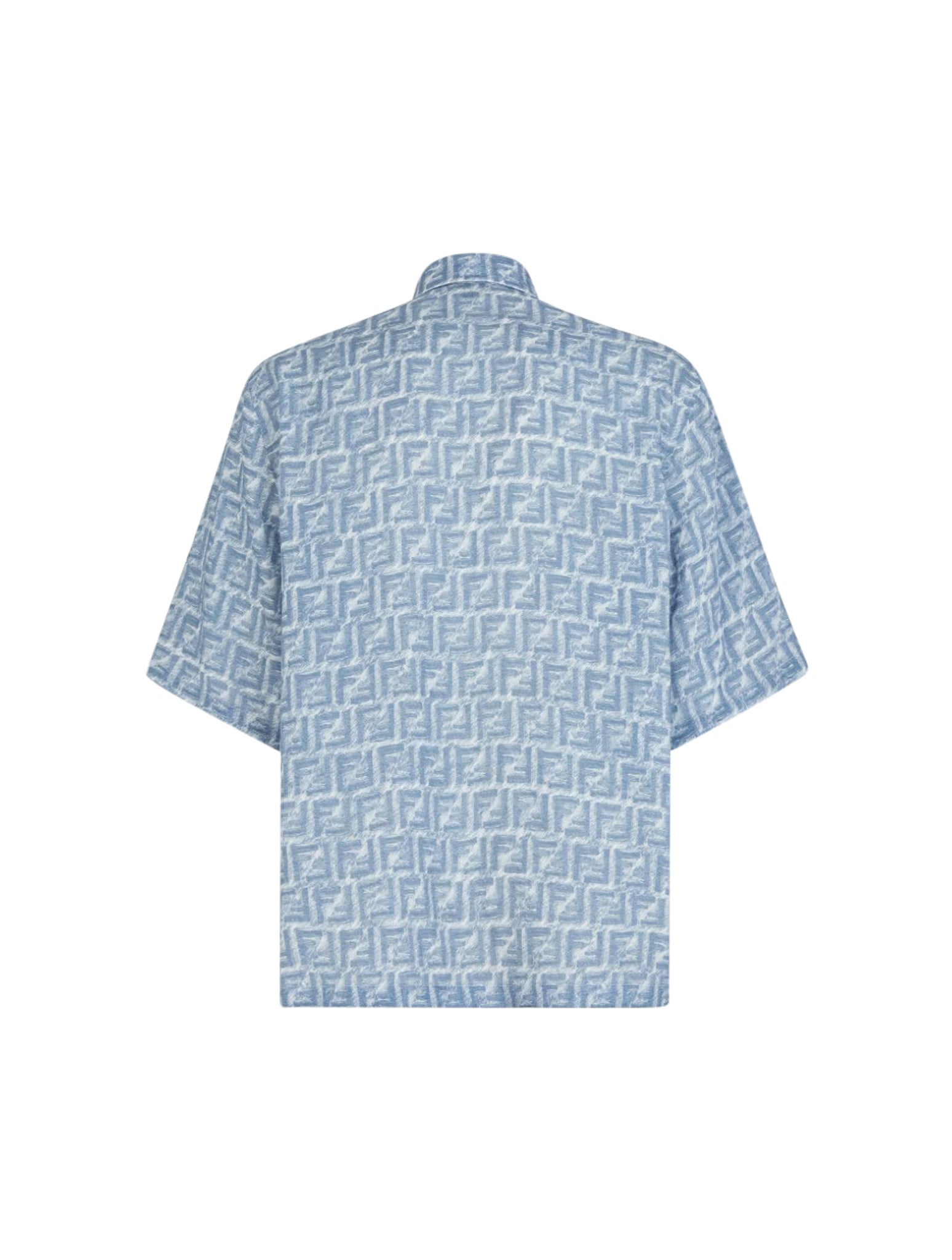 Blue FF linen shirt