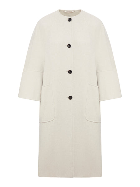 Cashmere cardigan coat