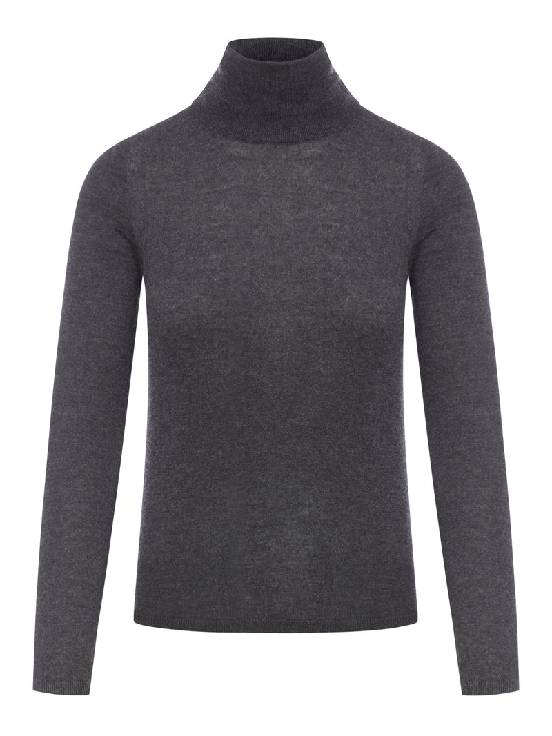 Cashmere wool turtleneck sweater