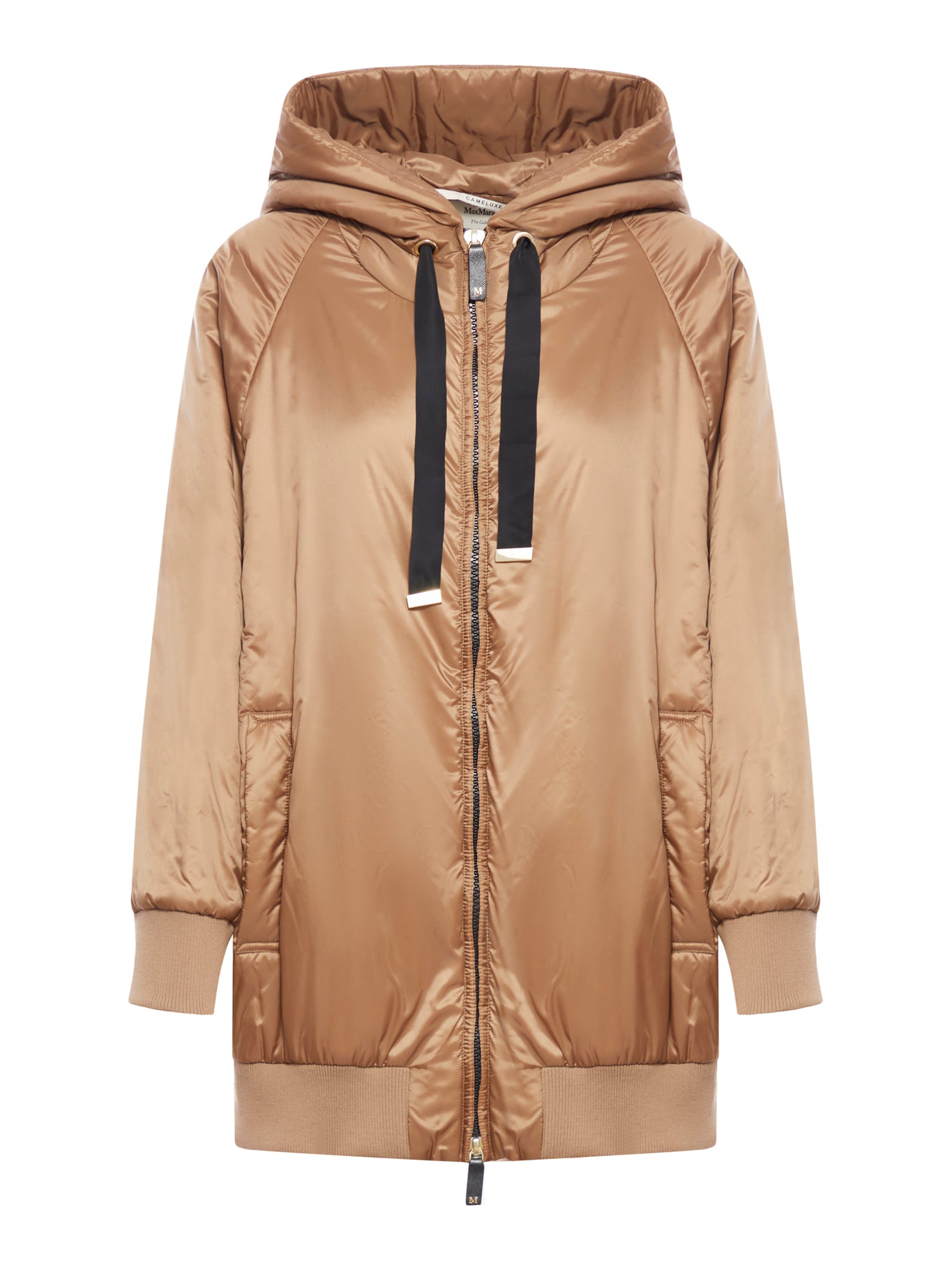 Parka with hood in water-repellent canvas