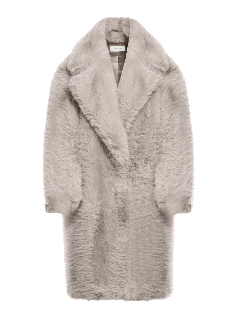 Faux fur coat