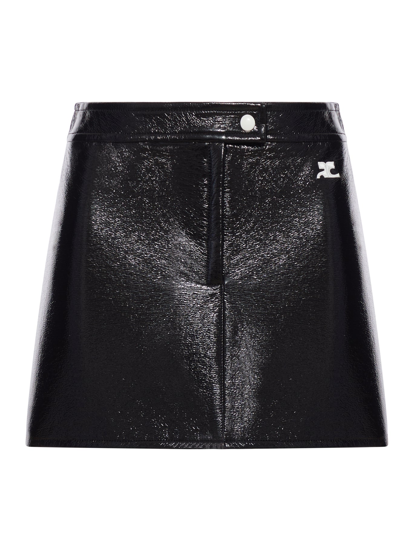 REEDITION VINYL MINI SKIRT