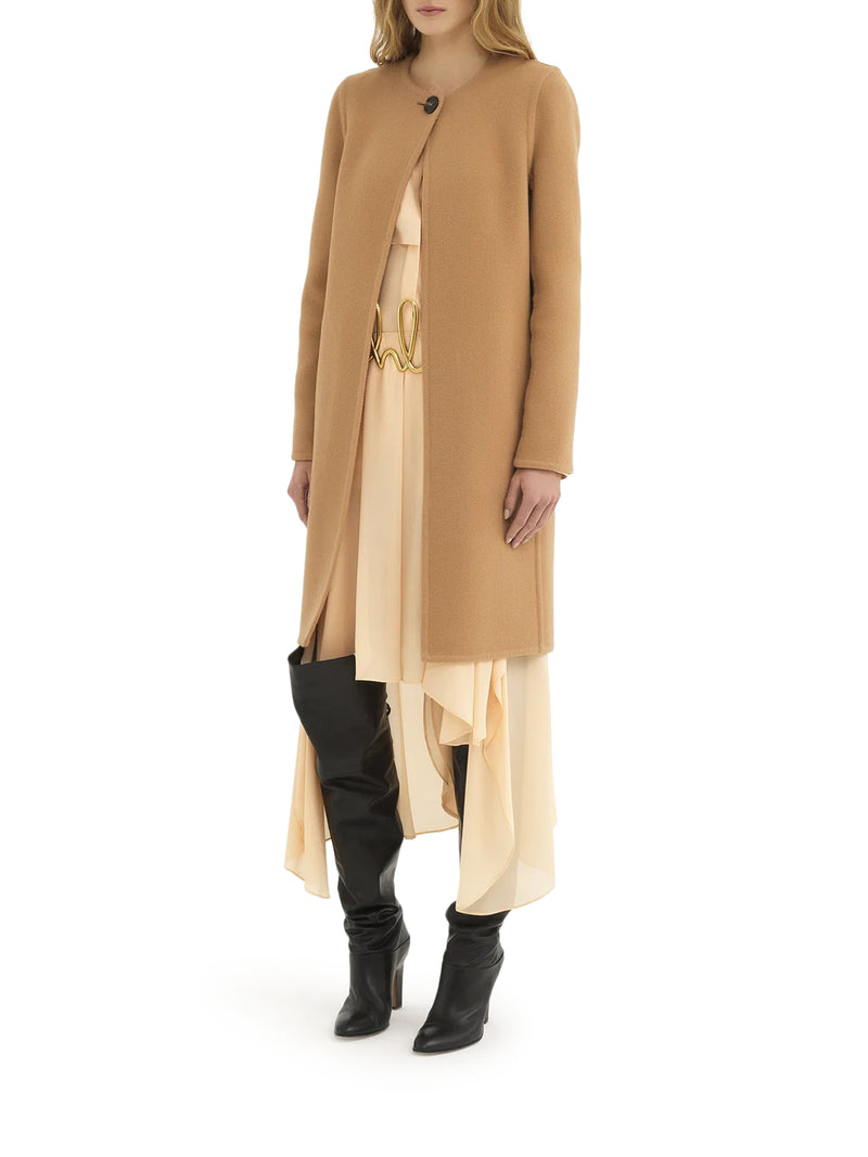 COAT WITH WOOL AND CASHMERE CAPE