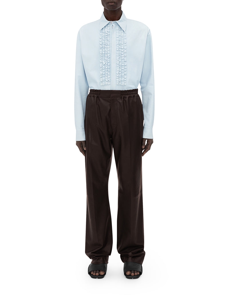 LIGHT NAPPA TROUSERS