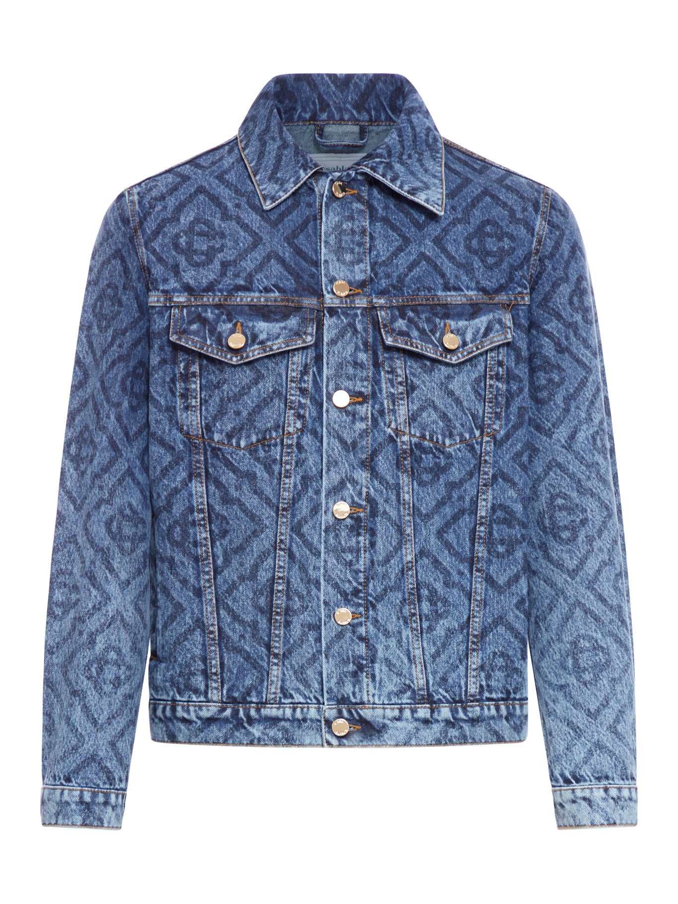 Laser Monogram Denim Jacket