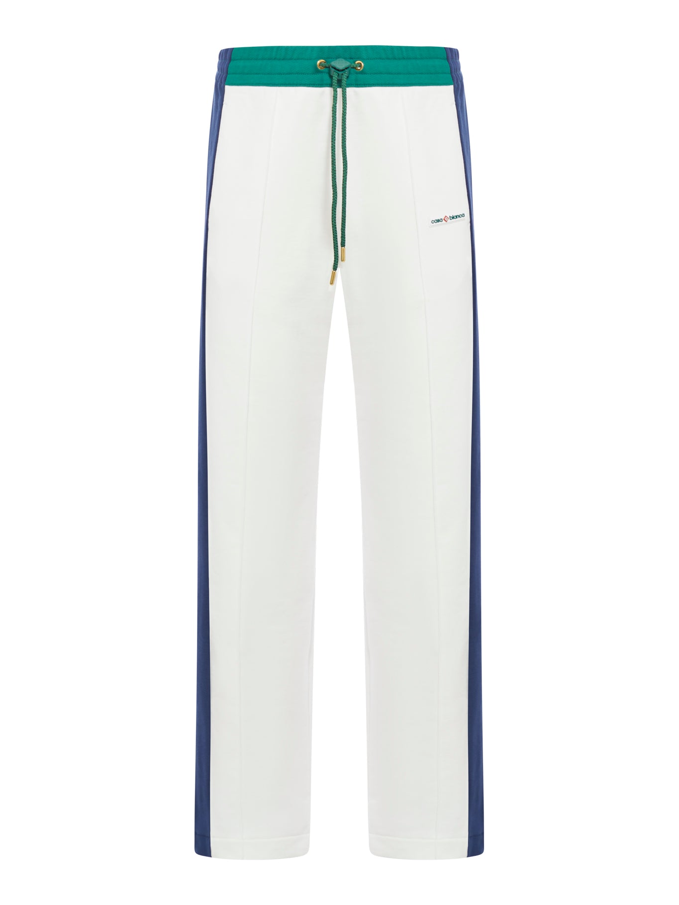 Color-block design sports trousers