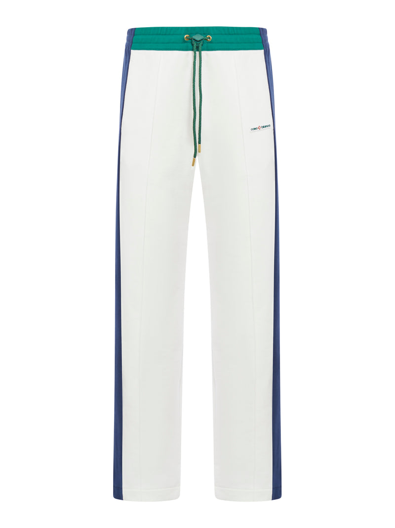 Color-block design sports trousers