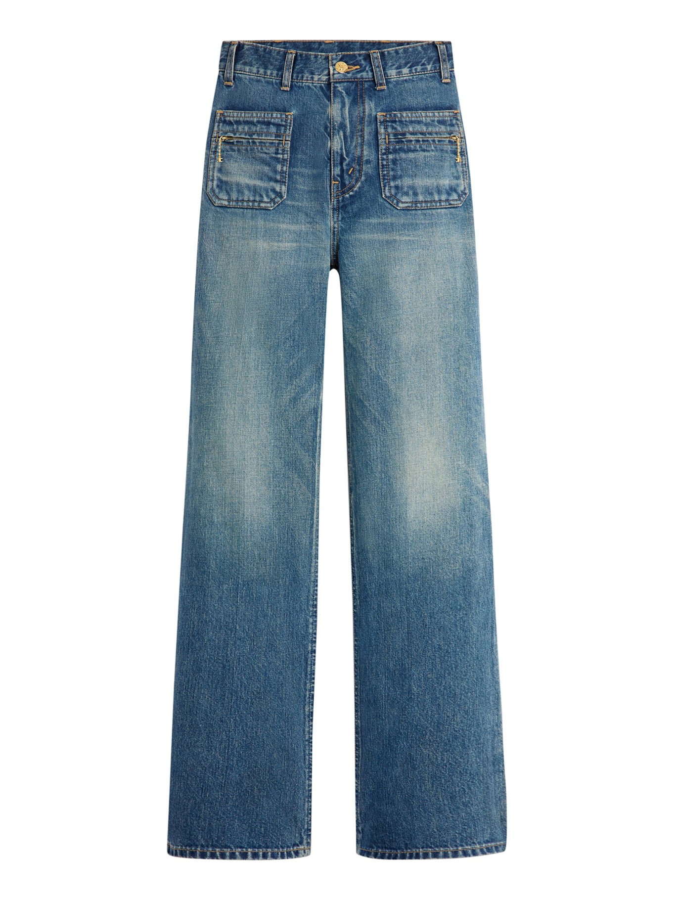 JANE DENIM JEANS WITH ELECTRIC SKY WASH